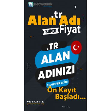.tr Alan Adı Ön Sipariş