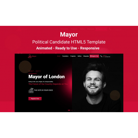 Belediye Başkanı - Siyasi Aday Açılış Sayfası