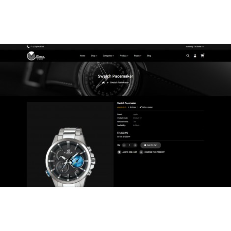 Timerwatch - Mağaza OpenCart 4 Duyarlı OpenCart