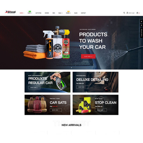 Xprocal Elementor - Araç Bakımı Prestashop Tema