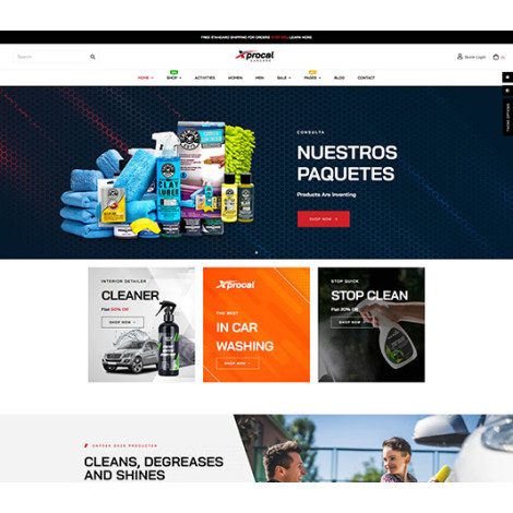 Xprocal Elementor - Araç Bakımı Prestashop Tema