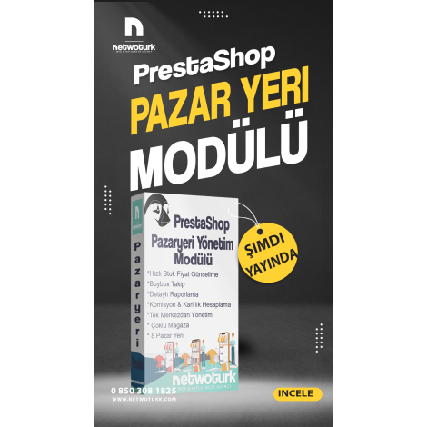Prestashop Pazaryeri Modülü