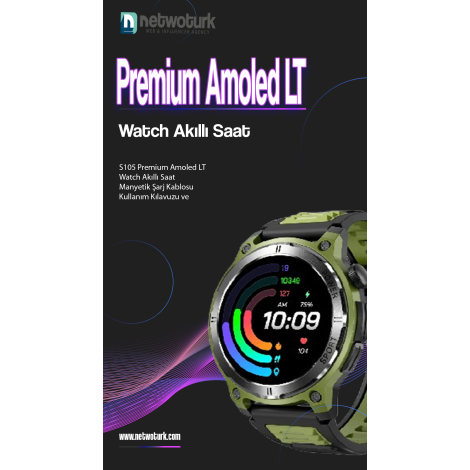 Premium Süper Amoled LT Watch Akıllı Saat S93