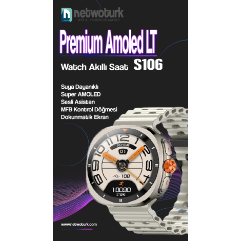 Premium Amoled LT Watch Akıllı Saat