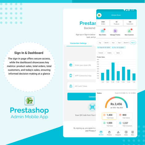 PrestaShop Mobil Yönetici Uygulaması