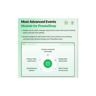 PrestaShop Etkinlik Modülü