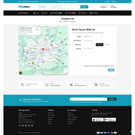Elektronik Mağazası ve Dijital Ürün Mağazası PrestaShop Teması