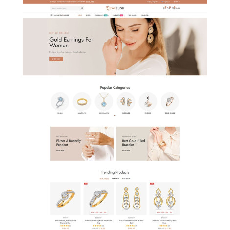 Mücevher, Takı, Kozmetik Prestashop Tema