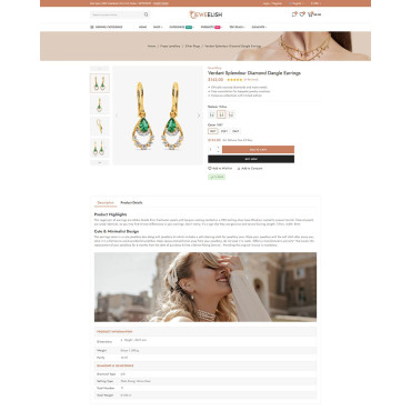 Mücevher, Takı, Kozmetik Prestashop Tema