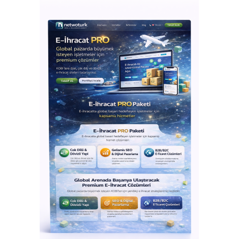 E-İhracat Pro Web Tasarım
