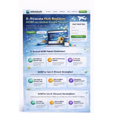 E-İhracat Kobi Web Tasarım