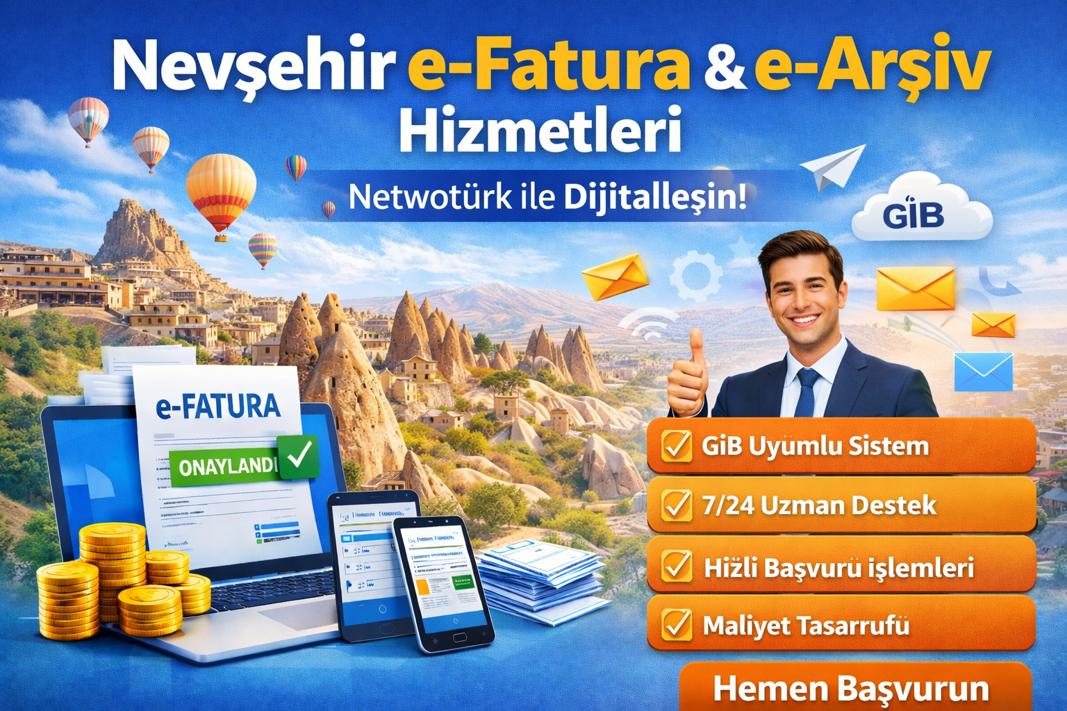E-fatura E-Arşiv Nevşehir
