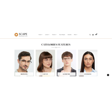 Optikçi Gözlük Prestashop Tema