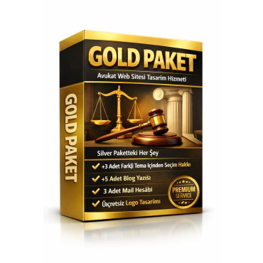 Avukat Web Sitesi Gold Paket