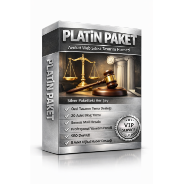 Avukat Web Sitesi Platin Paket
