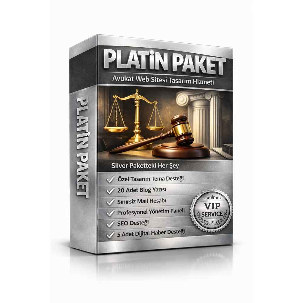Avukat Web Sitesi Platin Paket