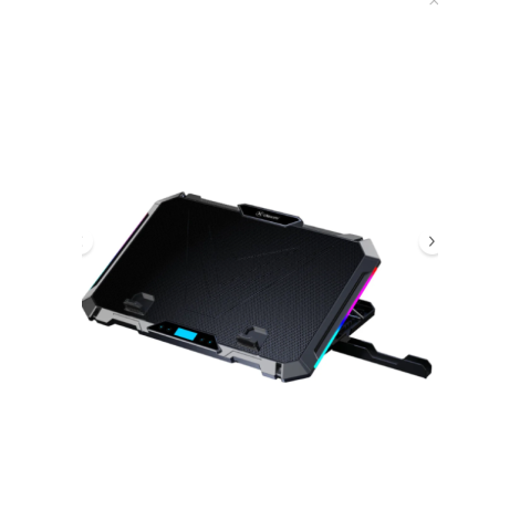 Dexim K28 Premium 8 Fanlı RGB Notebook Soğutucu Stand (17”)
