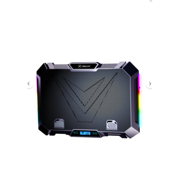 Dexim K28 Premium 8 Fanlı RGB Notebook Soğutucu Stand (17”)
