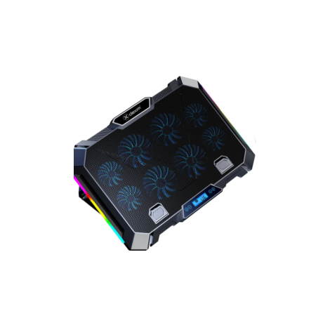 Dexim K28 Premium 8 Fanlı RGB Notebook Soğutucu Stand (17”)