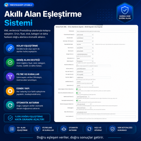 NetwoTürk XML Import Modülü V1 – Prestashop XML Ürün Aktarma