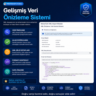 NetwoTürk XML Import Modülü V1 – Prestashop XML Ürün Aktarma