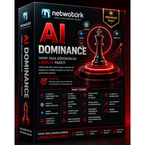 AI DOMINANCE – Yapay Zeka Görünürlük ve Liderlik Paketi