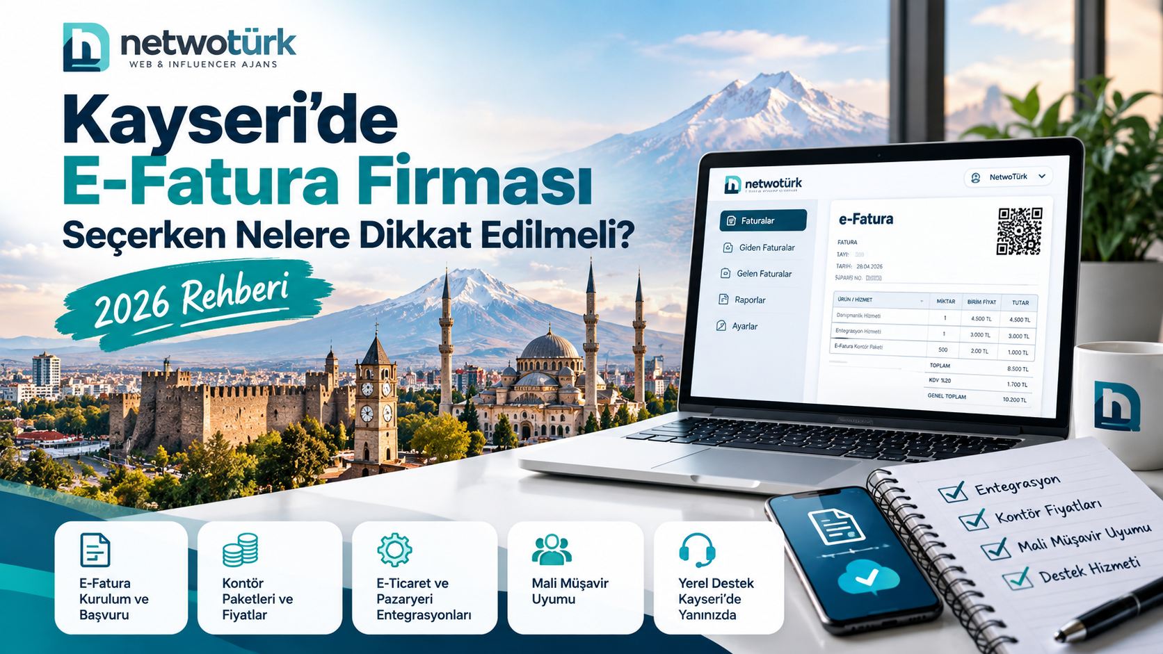 Kayseri'de E-Fatura Firması Seçerken Nelere Dikkat Edilmeli? (2026 Rehberi)