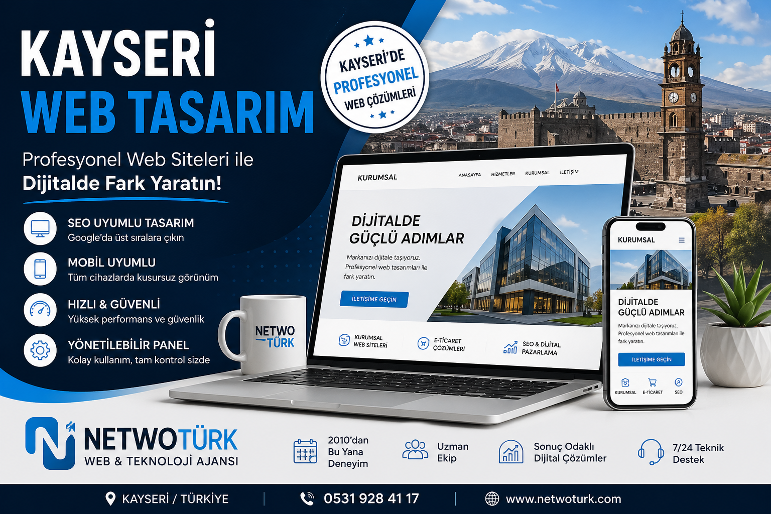 KAYSERİ WEB TASARIM HİZMETİ