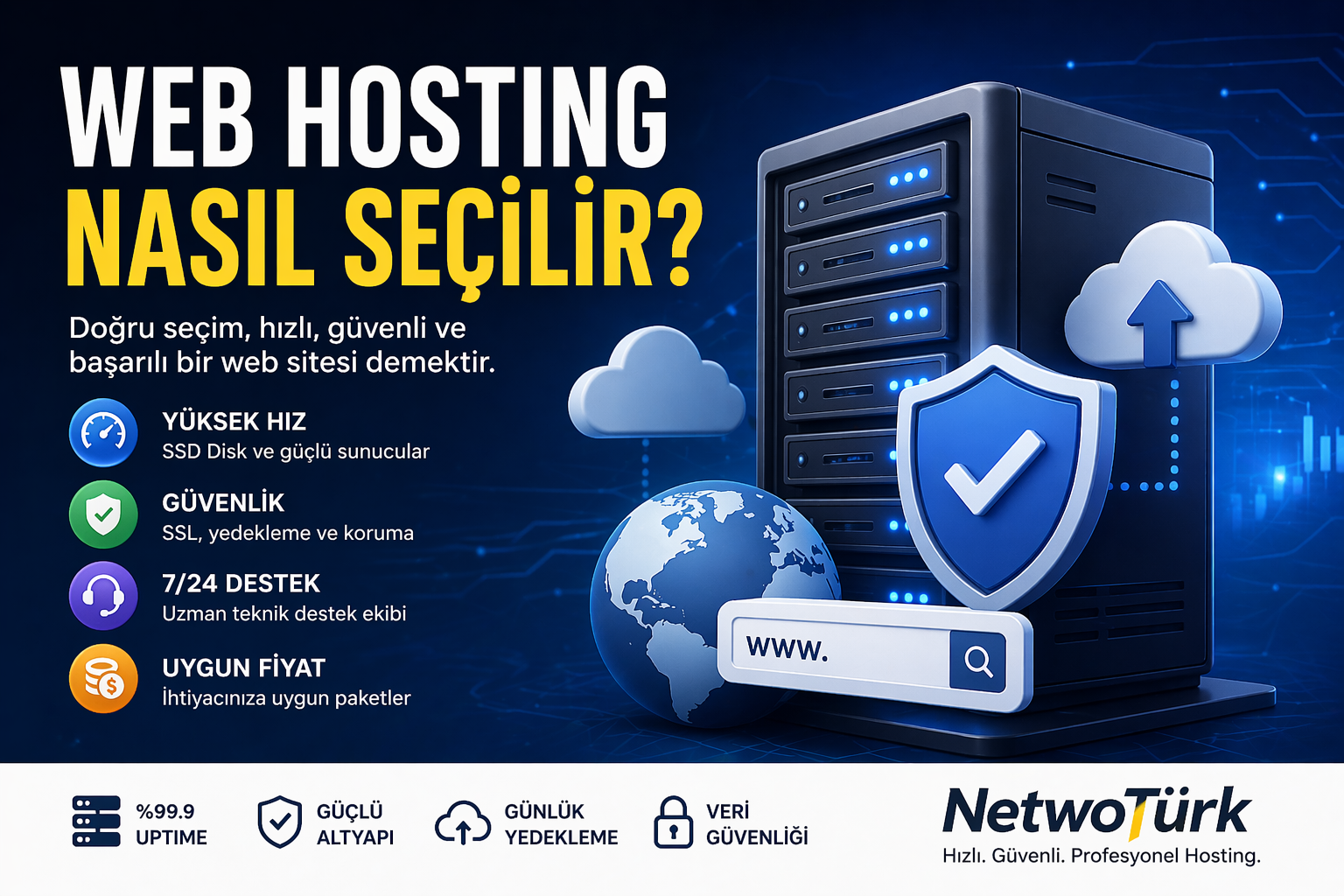 Web Hosting Nedir? En İyi Hosting Hizmeti Nasıl Seçilir?